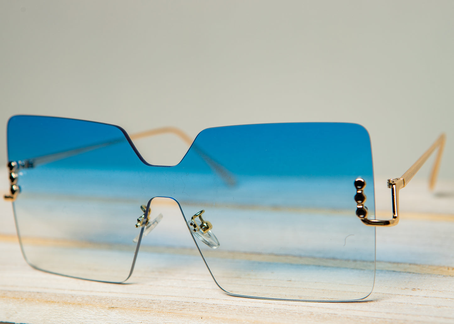 "Catch A Vibe" Blue Shades