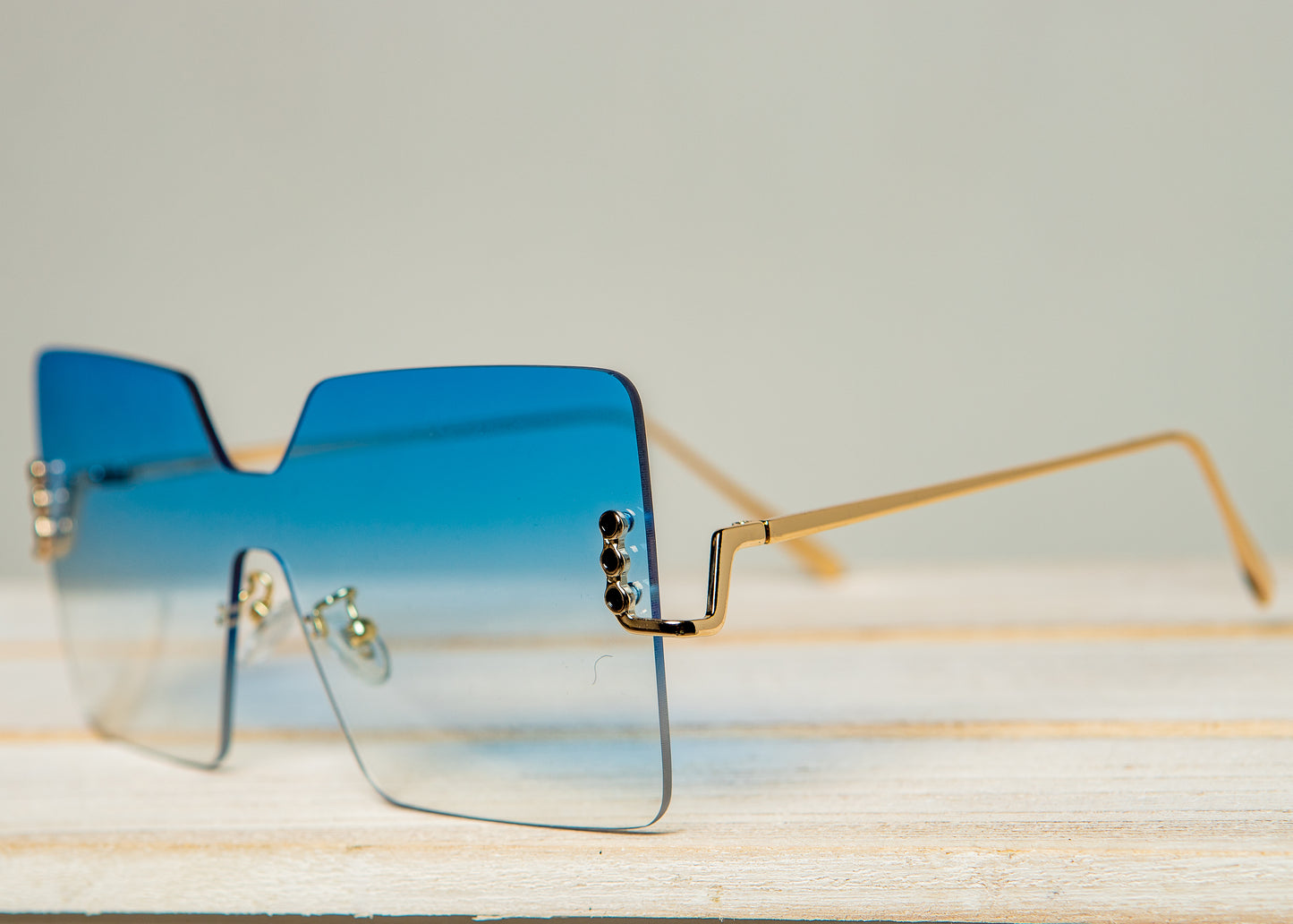 "Catch A Vibe" Blue Shades