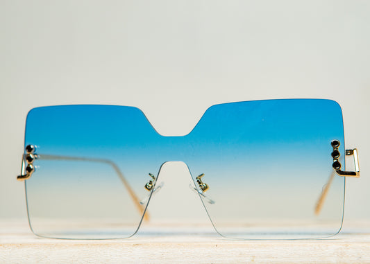 "Catch A Vibe" Blue Shades